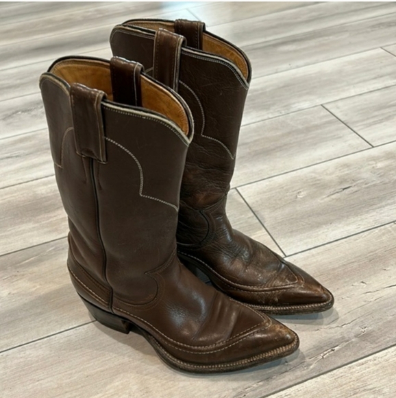 Vintage Justin boots women’s size 5 cowboy cowgirl pointed toe - Picture 10 of 10